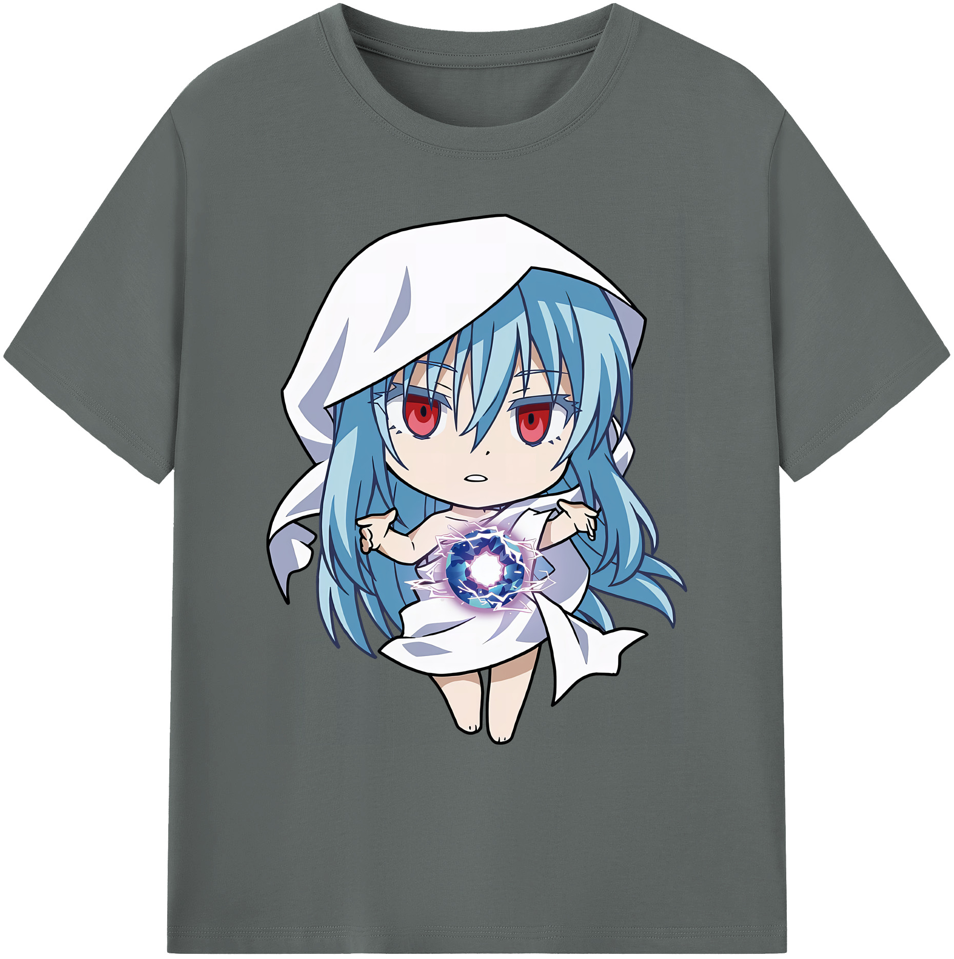 （画像用） 転スラ Regarding Reincarnated to Slime 綿100％ メンズ半袖Tシャツ｜肌触りやわらか＆通気性
